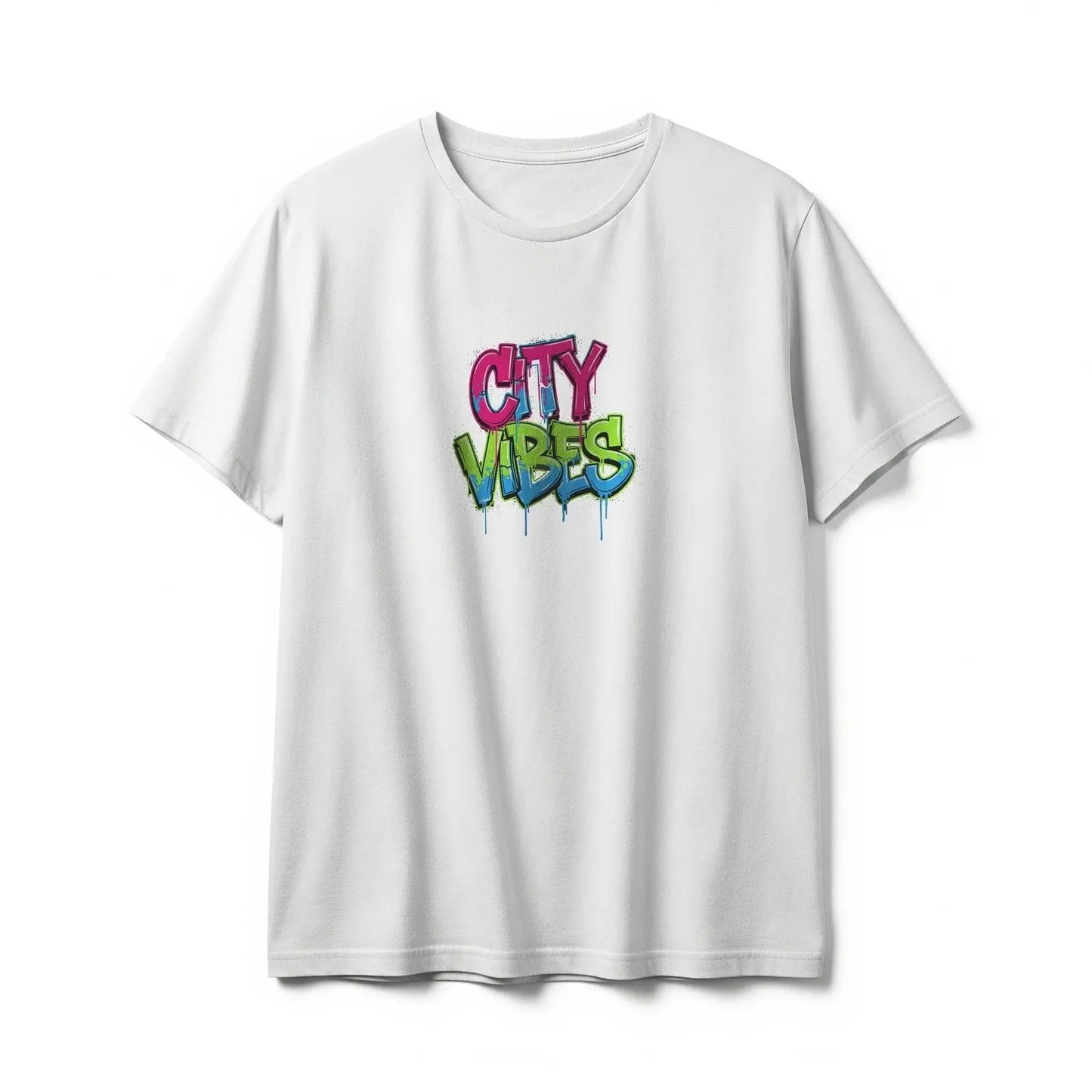 City Vibes Streetwear T-Shirt – Black Graphic Tee for Men & Women - ZHERVIA